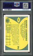 Load image into Gallery viewer, 1989 Topps Traded #83T Barry Sanders Rookie Auto HOF Detroit Lions PSA 9 Auto 10
