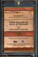 Load image into Gallery viewer, 2025 Topps Gilded Collection Bo Jackson Auto /25 Gallery of Gold Kansas City Royals

