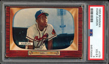 Load image into Gallery viewer, 1955 Bowman #179 Hank Aaron HOF Milwaukee Braves PSA 4 VG-EX
