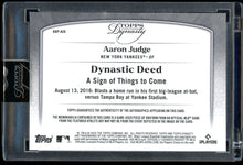 Load image into Gallery viewer, 2025 Topps Dynasty Aaron Judge Patch Auto /10 New York Yankees
