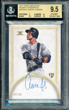 Load image into Gallery viewer, 2017 Topps Definitive Aaron Judge Rookie Auto /50 New York Yankees BGS 9.5 Gem Mint
