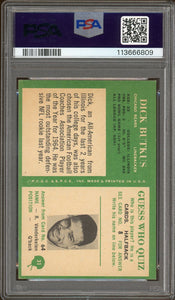 1966 Philadelphia #31 Dick Butkus Rookie HOF Chicago Bears PSA 6 EX-MT
