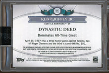 Load image into Gallery viewer, 2024 Topps Dynasty Ken Griffey Jr. Patch Auto /5 DAP-KG1 HOF Seattle Mariners
