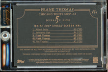 Load image into Gallery viewer, 2014 Topps Dynasty Frank Thomas Patch Auto /10 HOF Chicago White Sox
