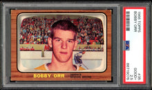 Load image into Gallery viewer, 1966 Topps #35 Bobby Orr Rookie HOF Boston Bruins PSA 2.5 GD+
