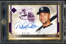 Load image into Gallery viewer, 2020 Topps Transcendent Derek Jeter Auto /10 Purple HOF New York Yankees
