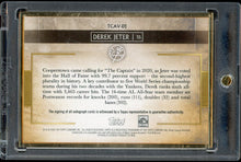 Load image into Gallery viewer, 2020 Topps Transcendent Derek Jeter Auto /10 Purple HOF New York Yankees
