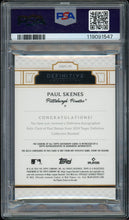 Load image into Gallery viewer, 2024 Topps Definitive Paul Skenes Rookie Patch Auto Green /25 Pittsburgh Pirates PSA 8 NM-MT
