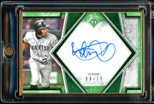 Load image into Gallery viewer, 2019 Topps Transcendent Ichiro Auto /15 Green HOF Seattle Mariners
