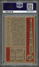 Load image into Gallery viewer, 1954 Bowman #58 Pee Wee Reese HOF Brooklyn Dodgers PSA 8 NM-MT
