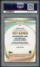 Load image into Gallery viewer, 2024 Topps Luminaries Derek Jeter Auto /10 Hit Kings Red HOF New York Yankees PSA 10
