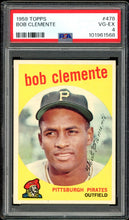 Load image into Gallery viewer, 1959 Topps #478 Roberto Clemente HOF Pittsburgh Pirates PSA 4 VG-EX
