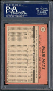 1969 Topps #190 Willie Mays HOF San Francisco Giants PSA 9 Mint